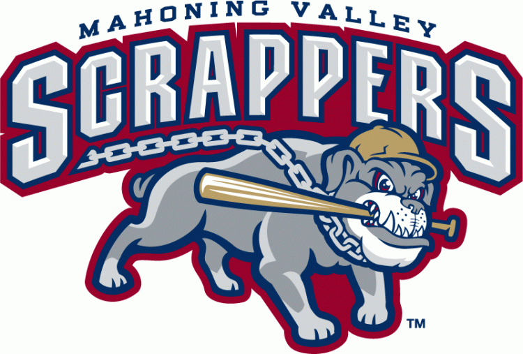 Mahoning Valley Scrappers 2009-Pres Primary Logo iron on paper